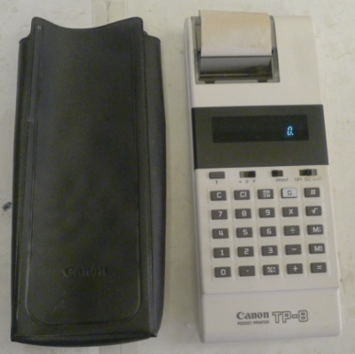 Canon TP-8 Pocket Printer Calculator +Case - Japan - TESTED | eBay