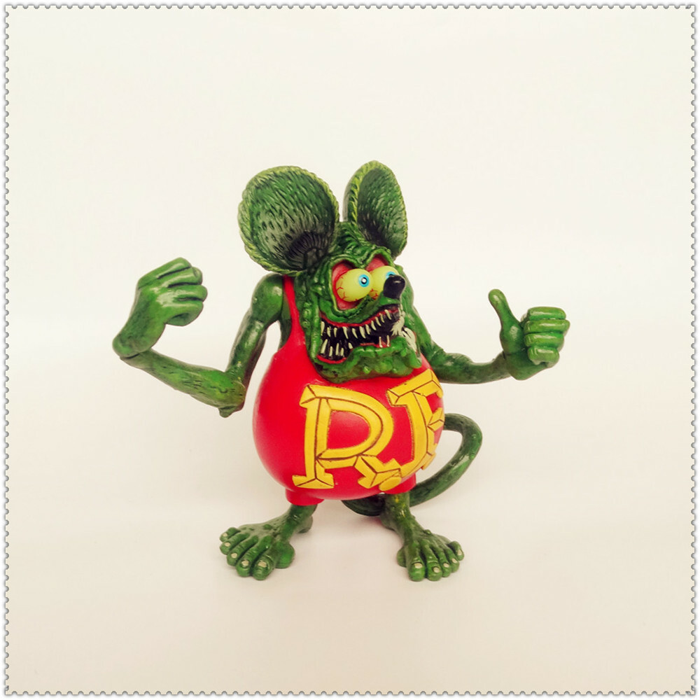 RAT FINK Ed Big Daddy Roth didewalk superfers grinds action only figure 4.5" #a