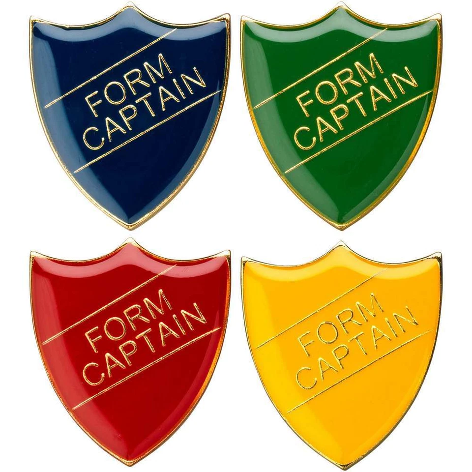 House Captain School/Club Pin Fastening Enamel Badge - four colours - Image 3 of 4