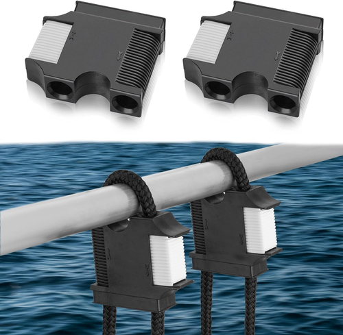 Boat Fender Hanger, Boat Rail and Cleat Fender Clips, Quick Connect and Release