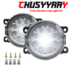 2x LED Front Bumper Fog Driving Light Lamp For Vauxhall Astra H Mk5 VXR 2004-10
