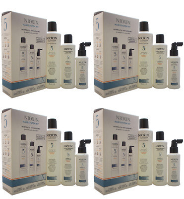 Nioxin System 5 Kit  300ml / 150ml / 100ml (Pack of 4)