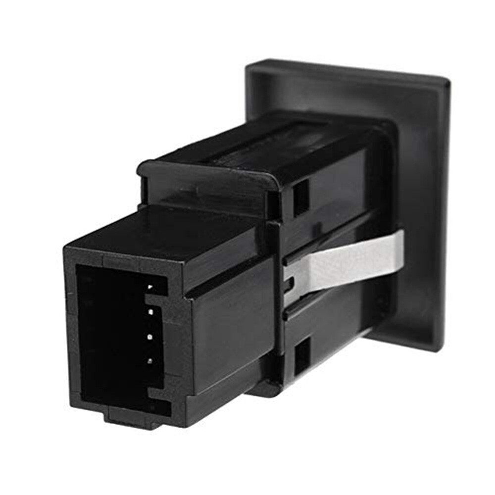 12V 3 Amp LED Push Button ON/OFF Switch - Right-Angle, Black, Fits VW Amarok (Optional)