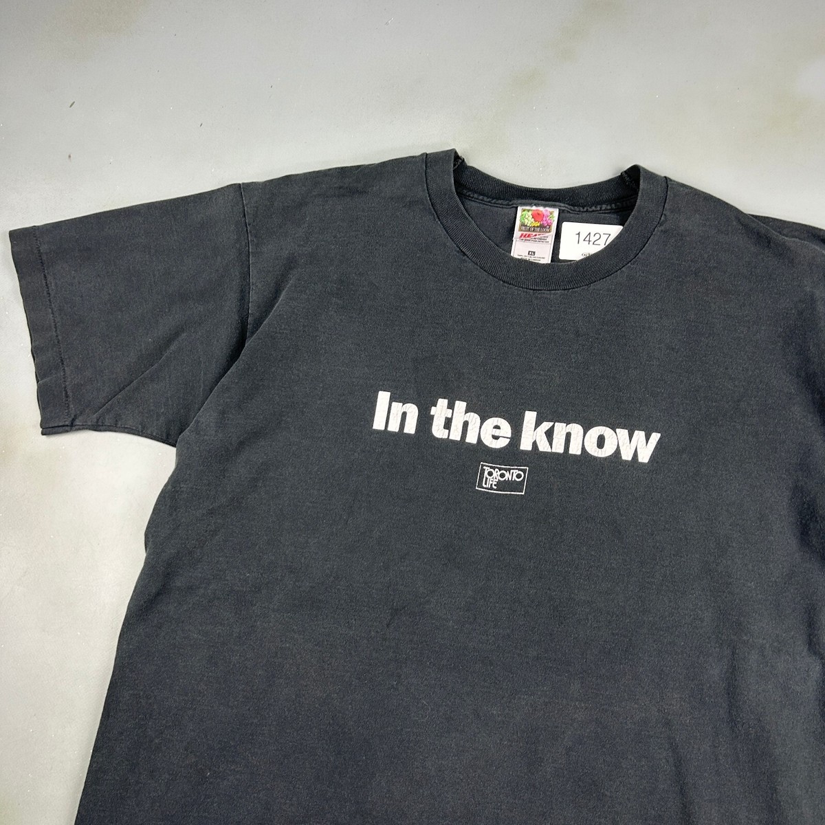 VINTAGE 90s Toronto Life In The Know Black T-Shirt sz XL Adult | eBay