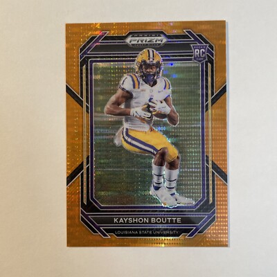 2022-23 Panini Draft Picks Kayshon Boutte Orange Pulsar /49 RC