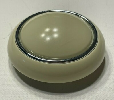 VW Volkswagen T1 Bus T2 Steering Wheel Petri Horn Button Ivory 111951501A