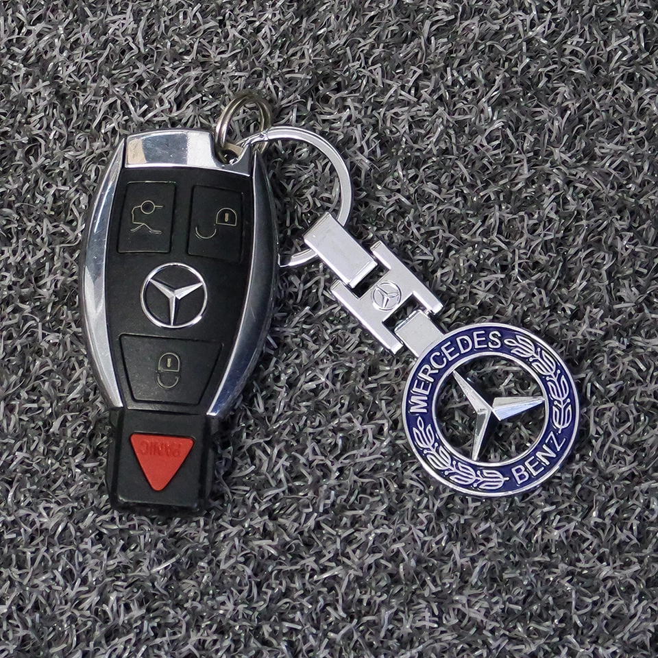 3D Para Mercedes-Benz AMG Sport Logo Aleación Coche Hogar Llavero Anillo Decoración Regalo Foto 3 de 4