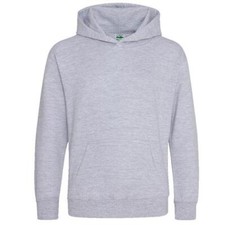 Image of AWDis Kids Hoodie Boys Girls 1–13 Yrs Soft Cotton Blend School Casual 280gsm