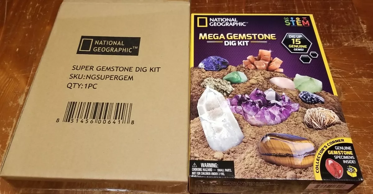National geographic mega gemstone dig kit sales