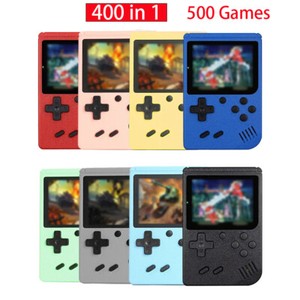 Rétroactivité Mini Console de jeu vidéo portable 3.0 Couleur de pouce LCD Joueur 500 Jeux