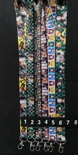 Lot new 10 pcs anime mix Lanyard Mobile Phone ID Card KeyChain Holder kids gift
