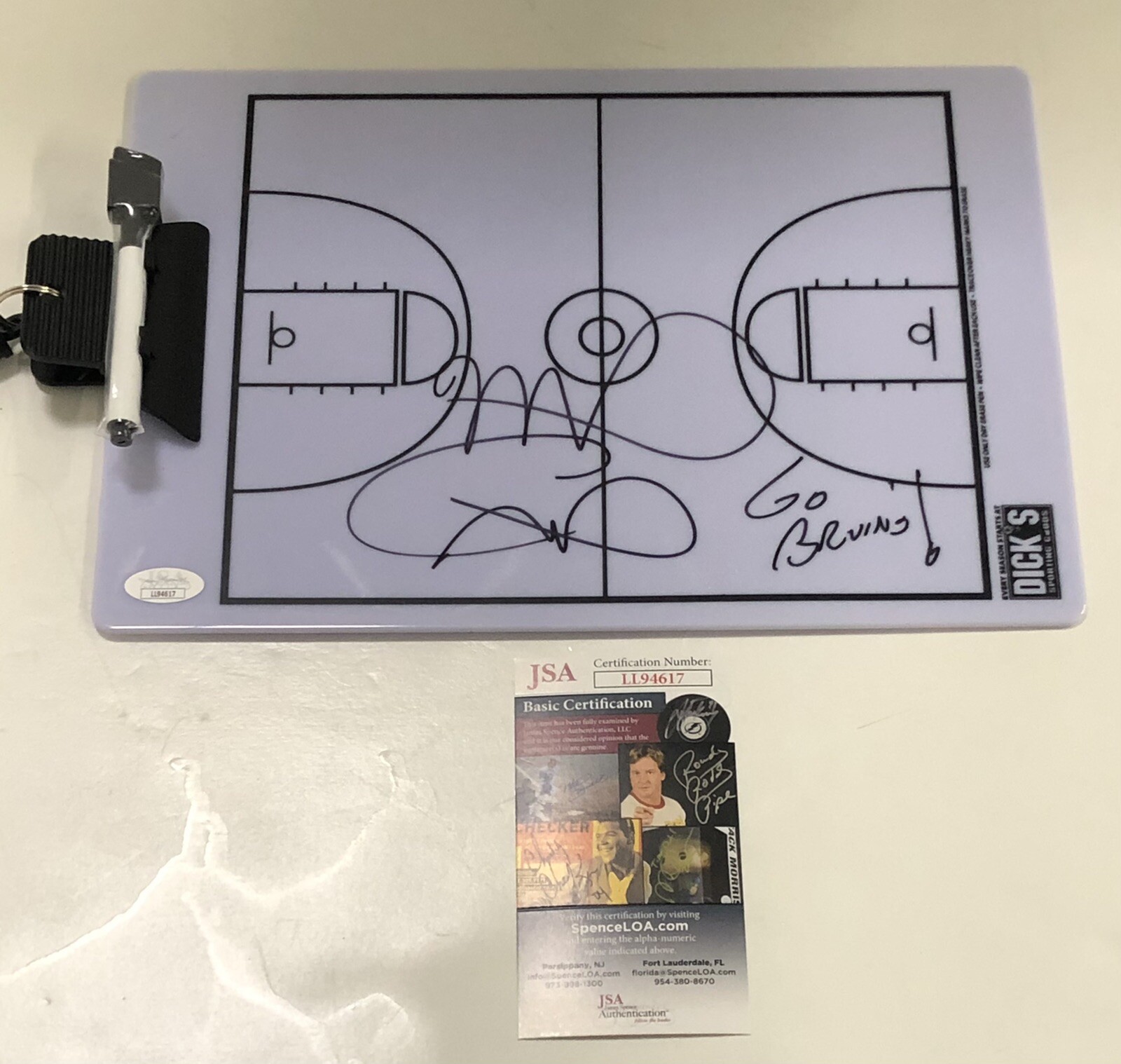 Mick Cronin Signed Autographed UCLA Bruins Coaches Clipboard JSA 