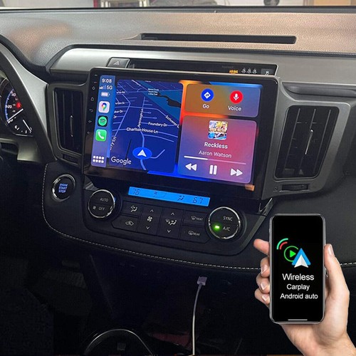 10.1" Android Apple CarPlay Car Stereo Radio For Toyota RAV4 2013-2018 GPS Navi