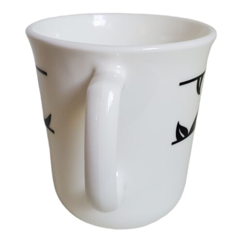 Vintage Corelle Lyrics Black White Coffee Beverage Cups Mugs Lot of 4 - Picture 11 of 16