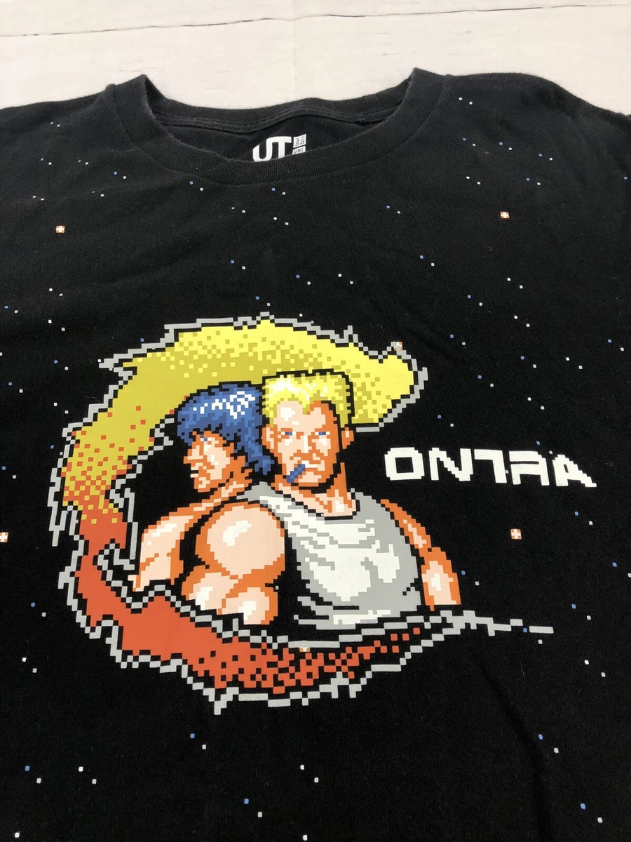 Uniqlo UT Game Classic Pixels T-Shirt Contra Small Konami Nintendo Nes