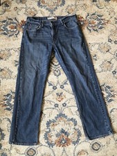 Levi's 559 Jeans Size W36 L34 Mens Relaxed Straight Fit Blue Denim