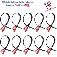 10 pcs CCTV Microphone for Surveillance Security Camera Wide Range Sensitive Mic