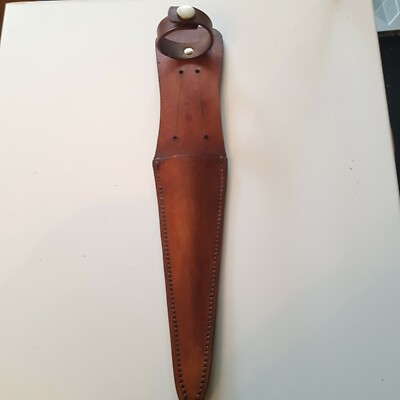 Handmade Leather Sheath for Commando Fairbairn Sykes Boker V42 30cm Dagger
