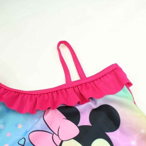 Girls' Swimsuit Princess, Minnie, Paw Patrol, Unicorn. Fuchsia Color. - Picture 11 of 28