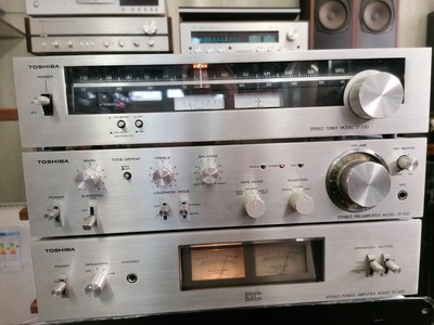 Toshiba Sc 530 Hi Fi Power Amplifier Sy 530 Preamplifier St 330 Tuner Ebay