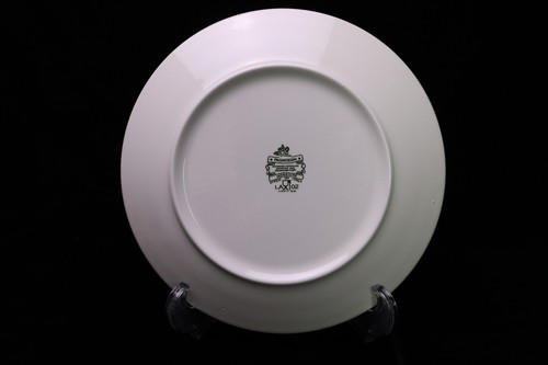 Pagnossin Treviso Italy SPA BRIGHT YELLOW Blue Trim Coupe Dinner Plate Chip - Picture 3 of 4