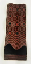 2 Red / 2 Black .250 Linen Ultrex Micarta (2) 1/4" Knife Handle Scales 6 x 2