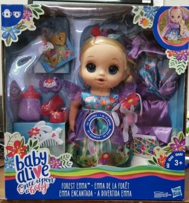 Forest Tales Forest Emma with Blonde Straight... Baby Alive Once Upon a Baby