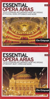ESSENTIAL OPERA ARIAS  (  THE TELEGRAPH Newspaper 2 CD Set )