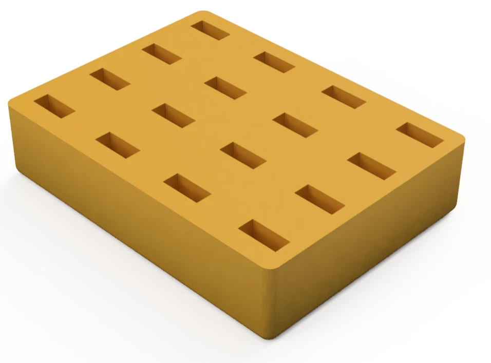 USB A Device Memory Stick Organizer Desktop Block Thin - Image 2 of 4