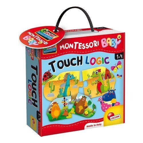 Touch Logic Gioco Educativo Montessori Baby con Finitura Ruvida
