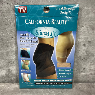 California Beauty Slim 'n Lift Size Small Bodyshaping Underpants Flatter Tummy