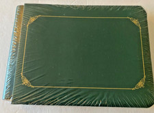 Creative Memories 8 x 6 Album Green Classic 10 Pages Scrapbook Photo Binder