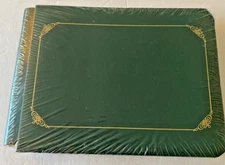 Creative Memories 8 x 6 Album Green Classic 10 Pages Scrapbook Photo Binder