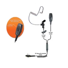 Klein Patriot 2-Wire Earpiece for Icom F (2 Mount Screws)