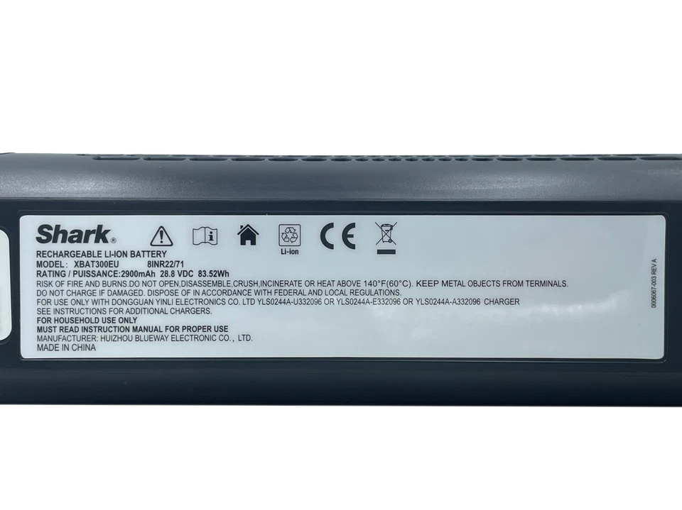 Original Neue Staubsauger Akku SHARK XBAT300EU 28,8 V 2900 mAh 2,9 Ah 83,52Wh - Bild 2 von 4
