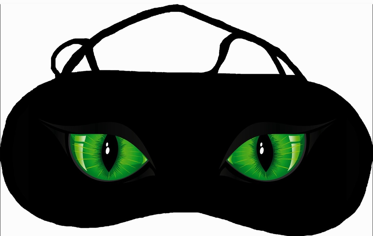 Masque De Sommeil Anti-lumière Motif Chat - Personnalisable, Neuf, Pour Un Sommeil Paisible