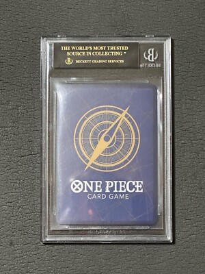 BGS 10 Black Label Rebecca OP05-091 Parallel Super Rare One