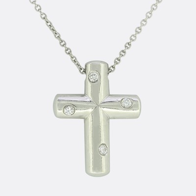 Tiffany \u0026 Co. Platinum Diamond Cross 