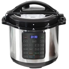 8 QT Electric Pressure 16-in-1 Multi-Functional Digital Cooker Stainless Steel