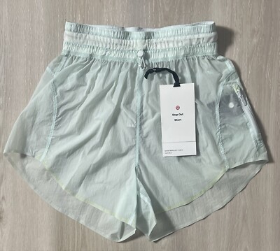 Lululemon Step Out Short Size Sheer Ocean Air OCNA 55346