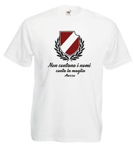 T-shirt Maglietta J1742 Non Contano i Nomi Conta la Maglia Arezzo Ultras