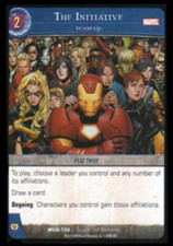 VS System: The Intiative, Team-Up Played Marvel Universe TCG CCG Classic Marve