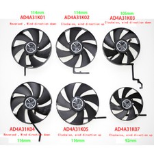 AD4A31K04 AD4A31K01 K02 K07 For NVIDIA RTX4080 RTX4090 Graphics Card Cooling Fan