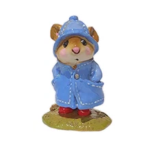Wee Forest Folk M-180 April Showers - Blue (Retired)
