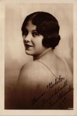 Old postcard AK Hansi Kohler THEATER STAR (626800)