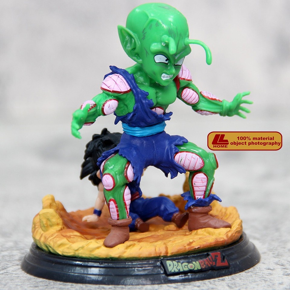 Anime Dragon Ball Z little Piccolo Protects Childhood Son Gohan Figure