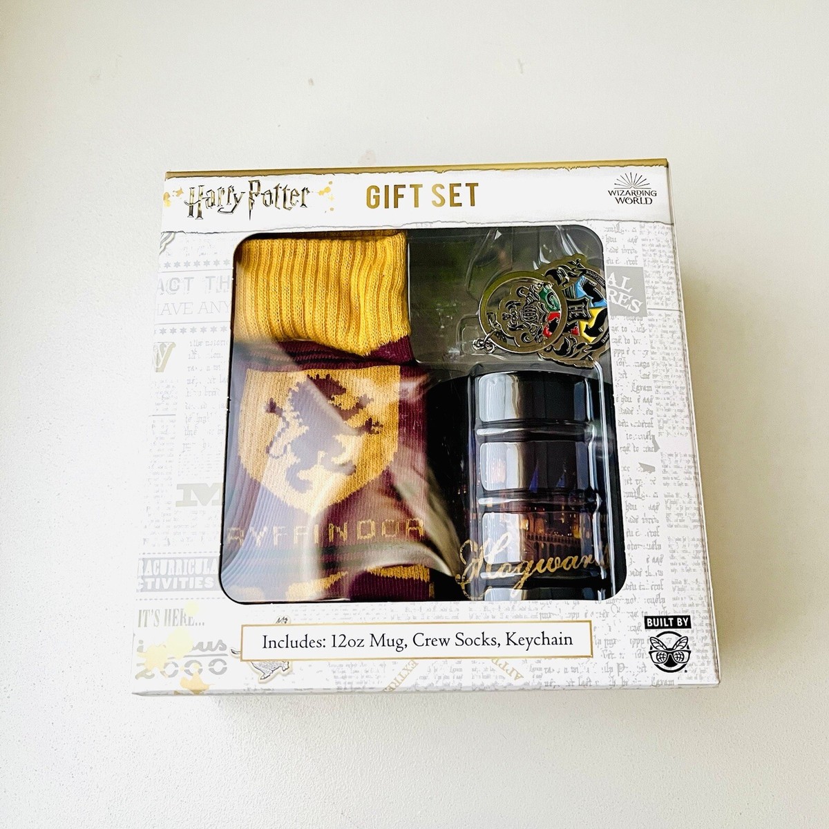 Set Regalo Harry Potter: Taza Hogwarts, Llavero Y Cuaderno (Hedwig - 3 Piezas) Oficial