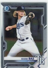 Shane Baz Baseball Cards - Parallels, Base, Chrome - 2 CARD MINIMUM!