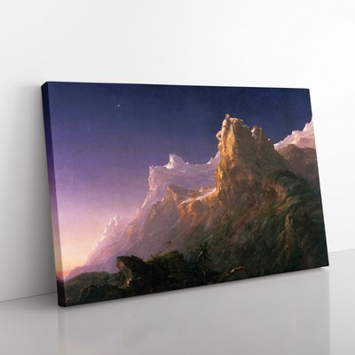 Prometheus gebunden von Thomas Cole Leinwand Wandbild Kunstdruck gerahmtes Bild Wohndeko