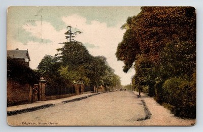 London: Edgware, Barnet. Edgware, Stone Grove. Unbestellte Postkarte.